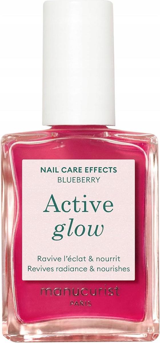 Recenzja lakieru do paznokci Manucurist Nail & Hand Care Active Glow Blueberry